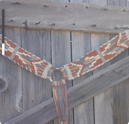 Mohair Breast Collar and 28" Straight Cinch Set