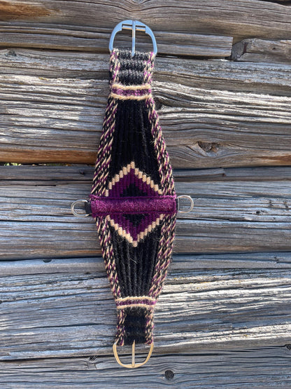 30” Mohair Roper Cinch-Purple &Black