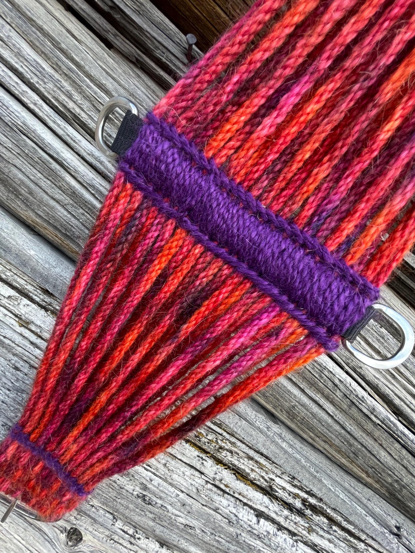 30” Mohair Roper Cinch— tie-dye