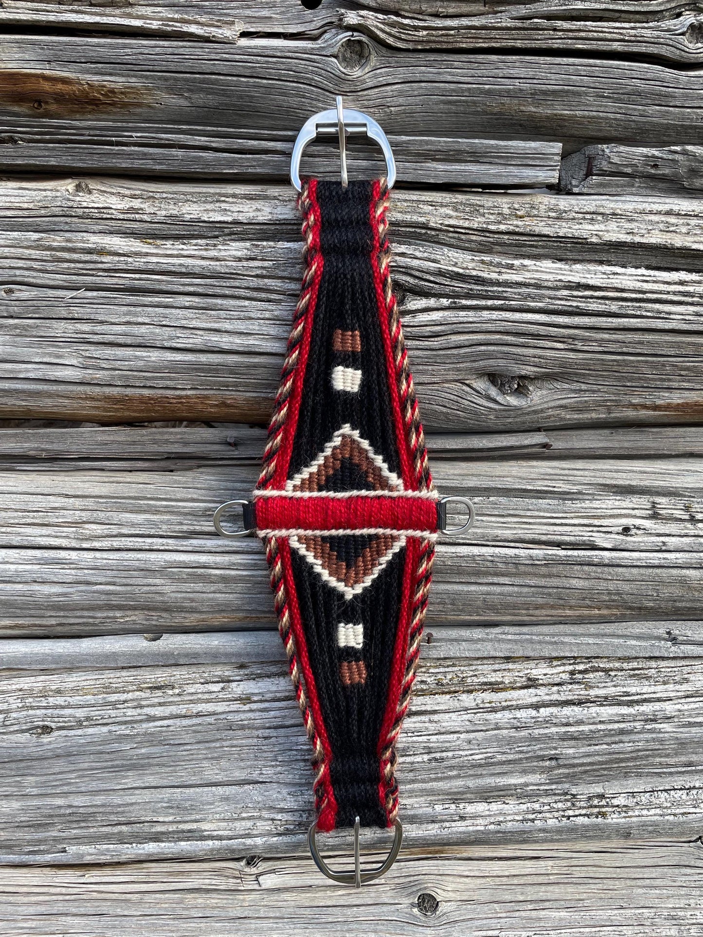 29” Mohair Roper Cinch-Red, Brown &Black